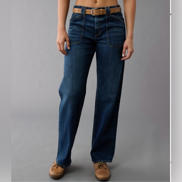 Jeans - American Eagle Mid-Rise Stovepipe Utility - Picture 14 of 14